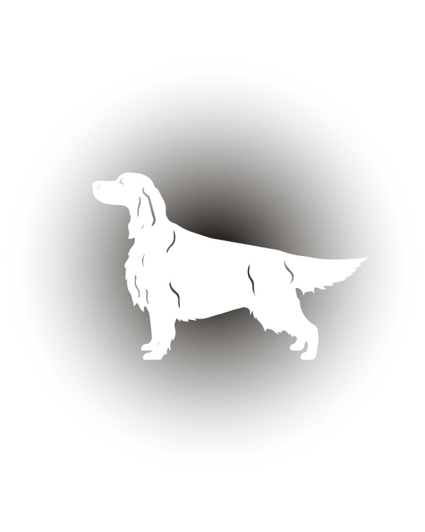 Setter on Guard – White Car Sticker | Setter Label