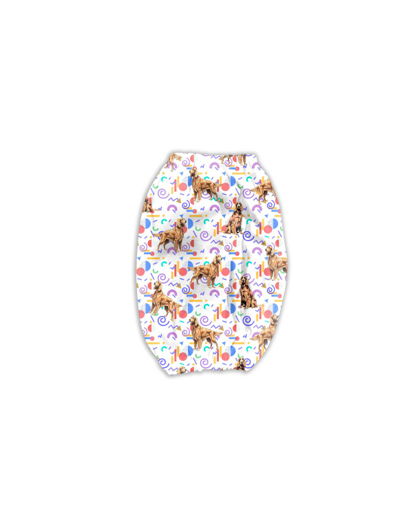 Red Setter Zigzags – Dog Snood | Setter Label