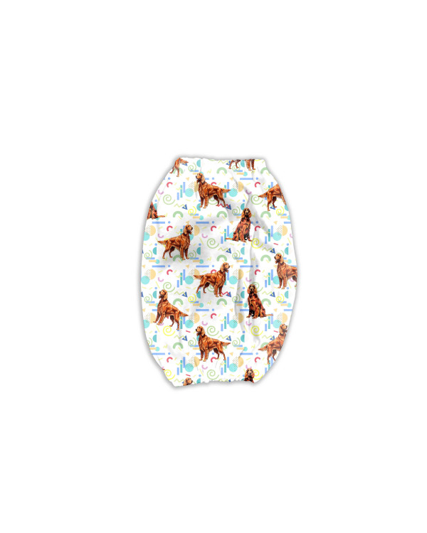 Blue Setter Zigzags 3 – Dog Snood | Setter Label