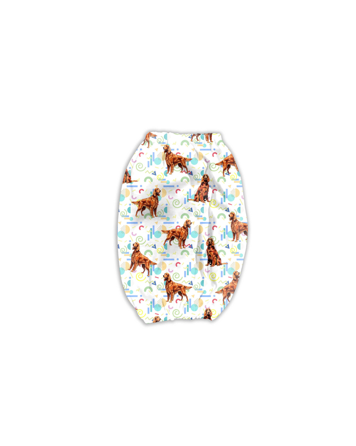Niebieskie zygzaki 3 – snood dla psa | Setter Label