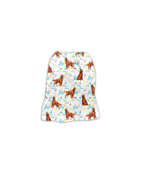 Blue Setter Zigzags – Dog Snood | Setter Label