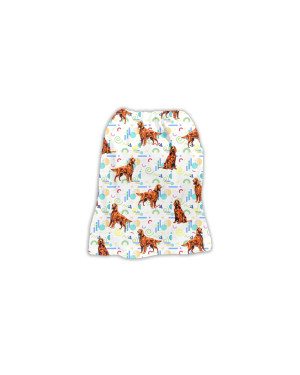 Blue Setter Zigzags – Dog Snood | Setter Label